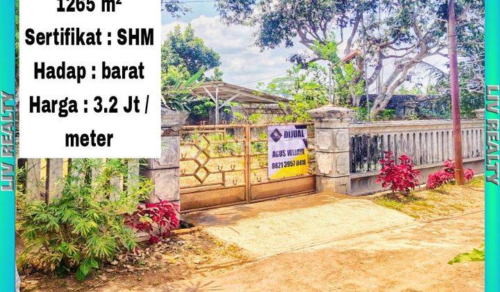 Dijual tanah luas dan strategis, dekat Kota 1