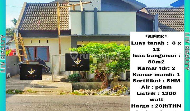 Dikontrakan rumah strategis, Minimalis & Siap huni 1