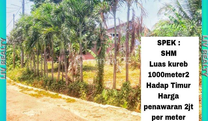 Dijual tanah luas & strategis, akses jalan roda 4. 1