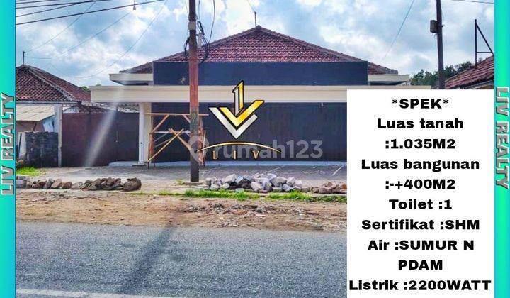 Dikontrakan ruko strategis & luas, cocok buat usaha 1