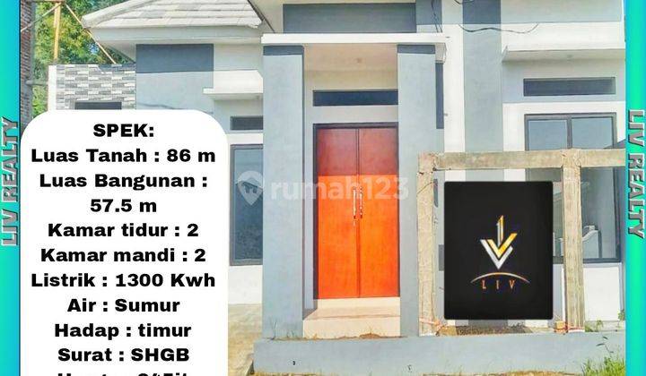 Dijual rumah baru minimalis dan strategis. 1