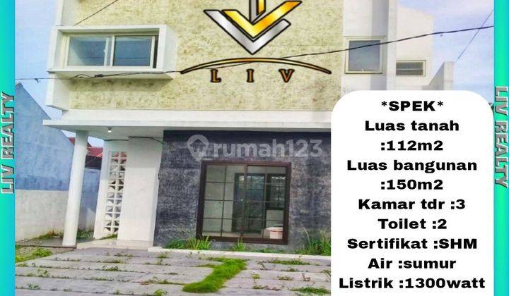 Dijual rumah 2 lantai strategis & aman, security 24jam 1