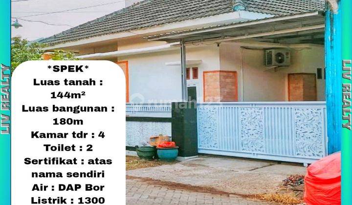 Dijual rumah minimalis dan siap huni, dekat kota. 1