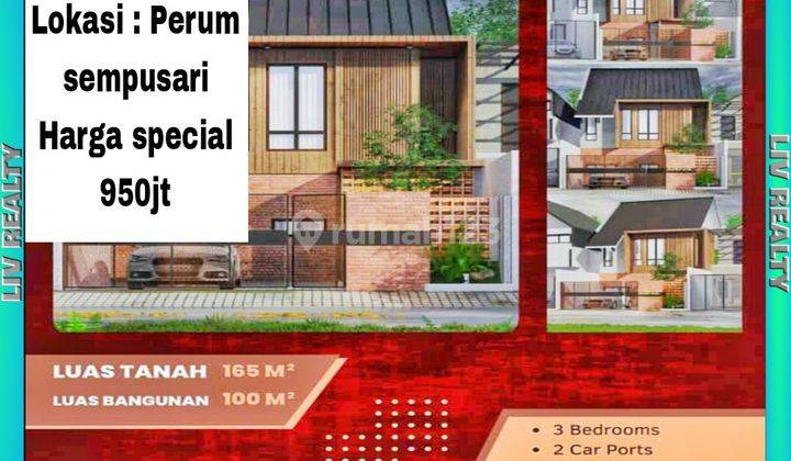 Dijual rumah modern 2 lantai dan siap huni. 1