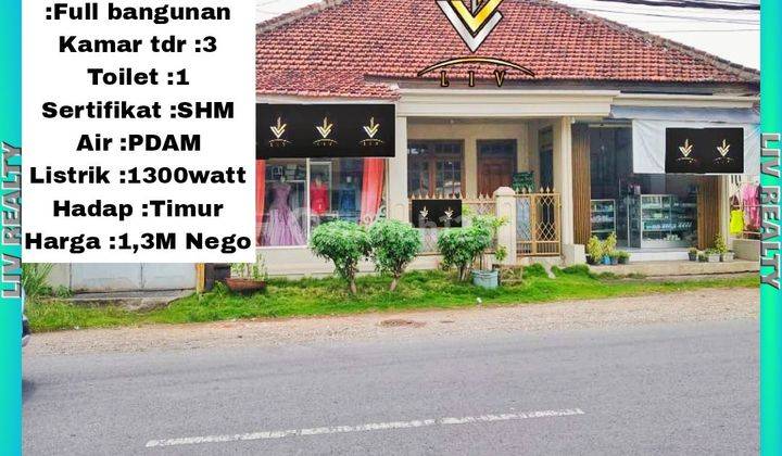 Dijual rumah siap huni&strategis, sudah ada toko. 1