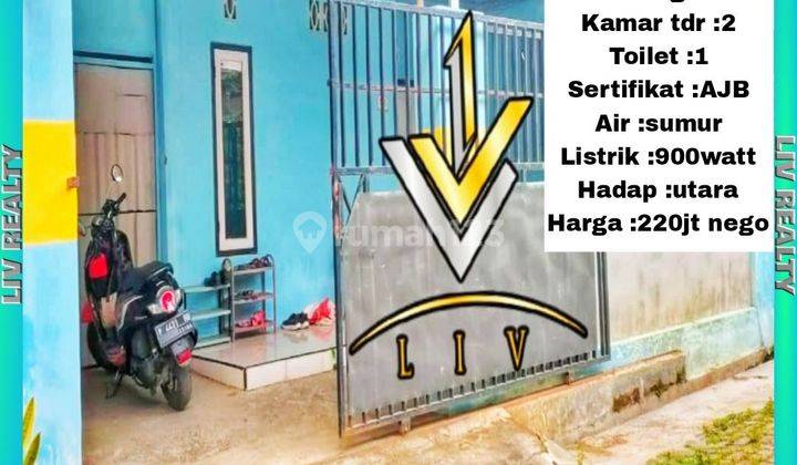 Dijual rumah siap huni, akses jalan R4 tdk bisa salipan 1