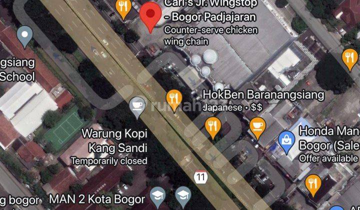 Ruang Usaha Komersil Pajajaran Bogor Ramai 24 Jam Daerah Paling Premium Kota Bogor di Jl. Raya Pajajaran 7