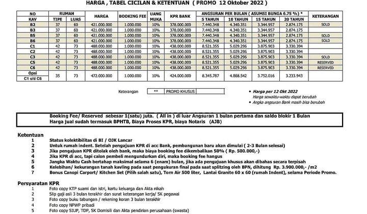 Promo 1 juta All In Cluster Purikencaba Rancaekek.  9
