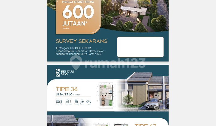 Rumah Bagus di Bestari Mas Dekat Kampus Telkom Bandung 2