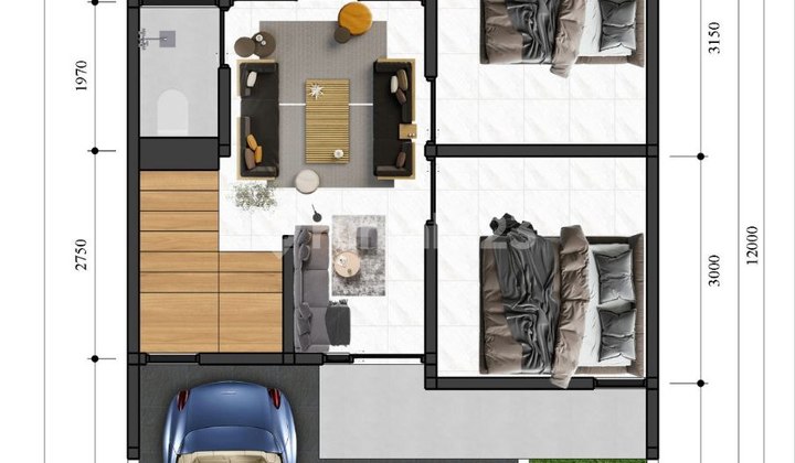 Rumah 2 Lantai Bumi Malabar Perdana Banjaran 2