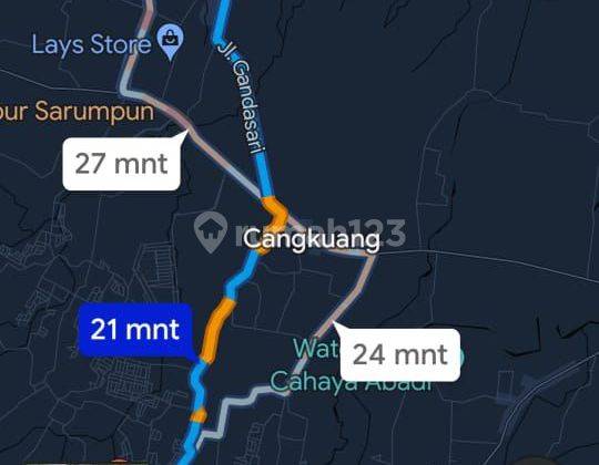 DIJUAL TANAH KEBUN STRATEGIS PINGGIR JALAN DI NAGRAK CANGKUANG 2