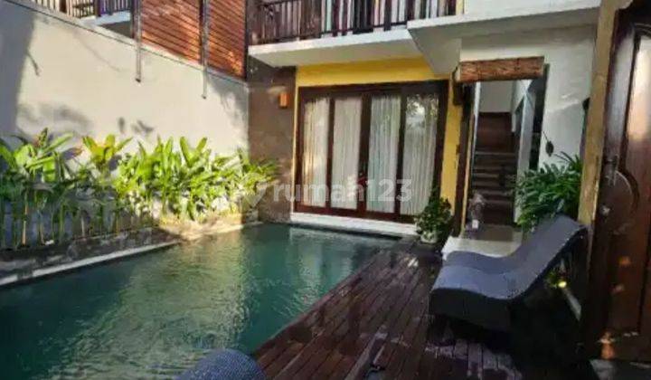 Dijual Villa Asri Fullyfurnish Mewah View Bagus Di Canggu Bali 1