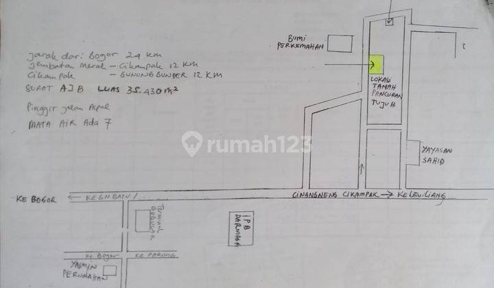 Dijuall Tanah ( mata air ) pegunungan Bunder 2 pamijahan Bogor  14