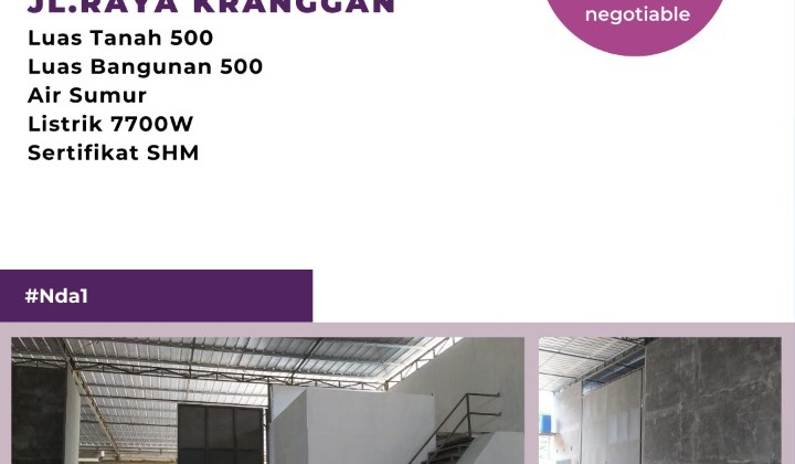 Ruko Disewa Dijln Raya Kranggan Bekasi 1