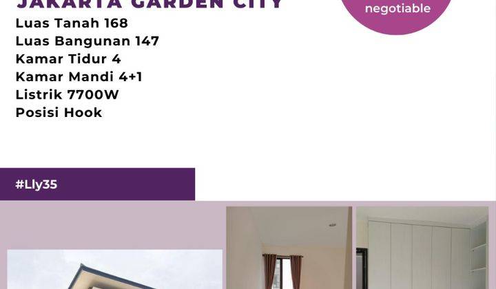 Disewa Rumah Hook Di Jakarta Garden City  1