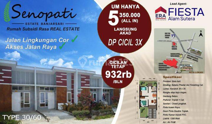 Dijual Rumah Subsidi Harga Terjangkau Angsuran Murah 9