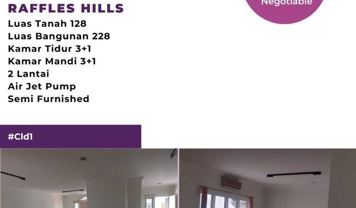 Dijual Cepat Rumah Bagus Siap Huni Di Raffles Hills Cibubur 1