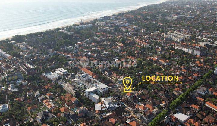 Tanah Area Turis Bonus Bangunan di Legian Jalan Kaki Ke Pantai 1