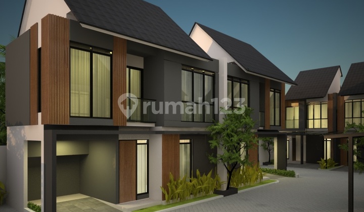 Rumah Modern Tropis 2 Menit dari Tol Soreang Bandung
