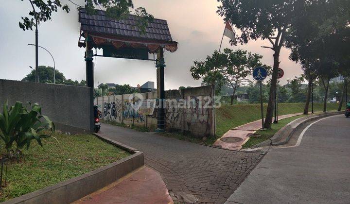 Tanah di Pondok Jagung dikelilingi jalan 1