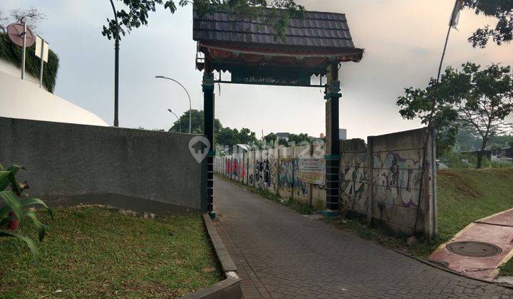 Tanah di Pondok Jagung dikelilingi jalan 2