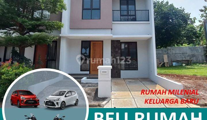 Rumah murah baru 2 Lantai di Jalan lurah namat jatisampurna bekasi 1