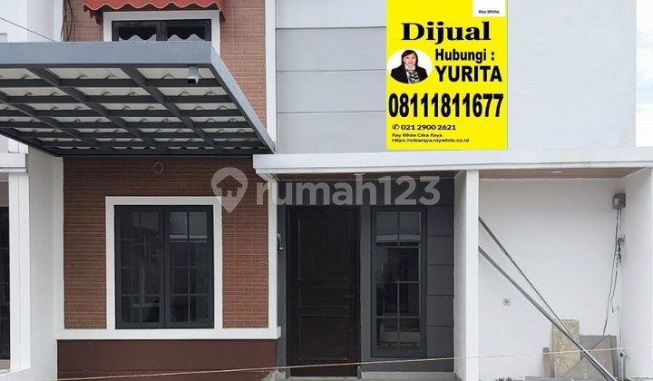 Dijual Rumah Cantik 2,5 Lantai Siap Huni di Cluster Rotterdam