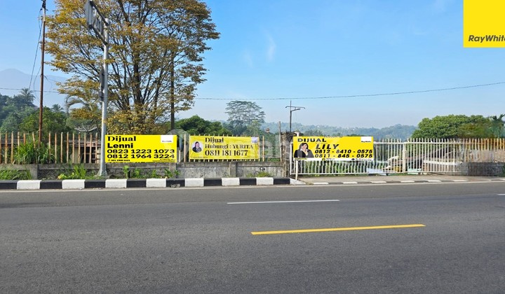 Kavling Luas dan Sejuk di pinggir Jl Raya Puncak Bogor