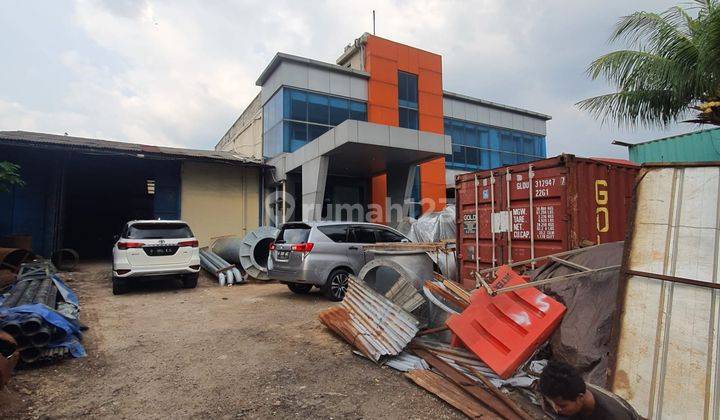 Dijual murah gudang workshop dan kantor di pinggir jalan raya kalimalang Bekasi 1