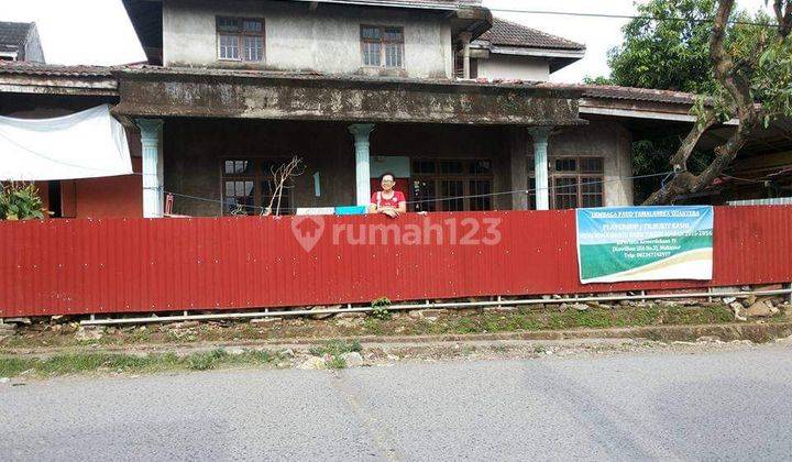 Rumah 2 lantai hoek pinggir jalan raya perintis kemerdekaan Makasar Sulsel 1