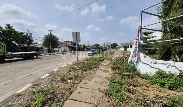 Cheap land by the main roadside in Setu Cibitung Bekasi