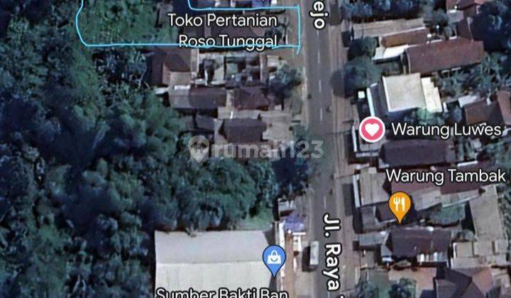 Tanah Hoki di 0 Jalan Raya Tambakrejo Malang Row Jalan Lebar 1