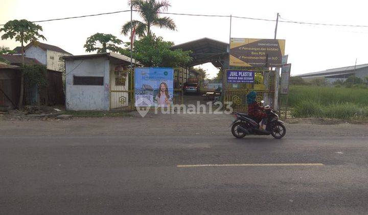 Tanah + Gudang Raya Kedamean, Gresik Akses Masuk Kontainer 40ft 1