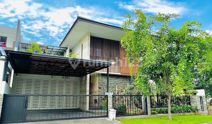 Rumah Mewah Graha Natura 2 LT Furnsihed Ada Kolam Ikan + Taman