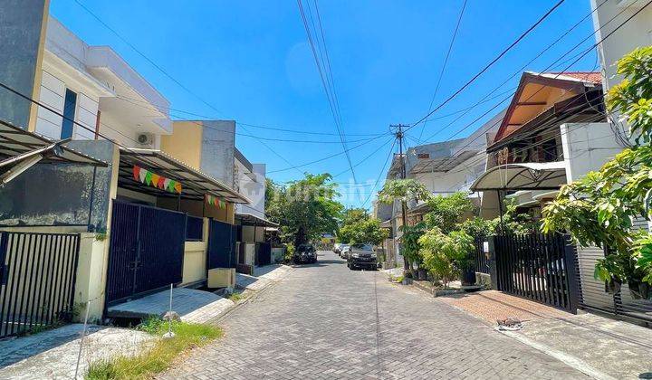 Sewa Rumah Rungkut Mejoyo Utara 1 Lt Ada Kolam Ikan Carport Luas 2