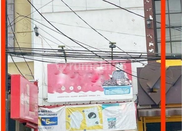 Translation: Warehouse/Shop Rental on Manukan Main Road 1st Floor, Busy Area & Large Billboard 1