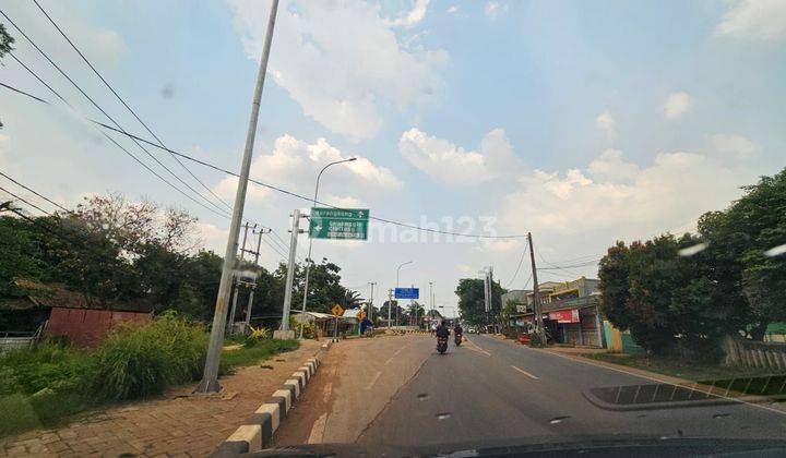 Tanah Datar, Dipinggir jalan.  Cocok Untuk Perumahan Cluster 2