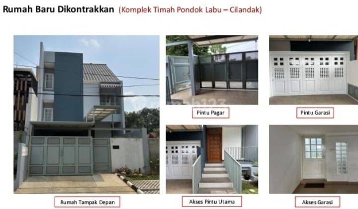 Di Sewakan Rumah Baru 2.1/2 Lantai Di Komplek Timah Pondok Labu 2