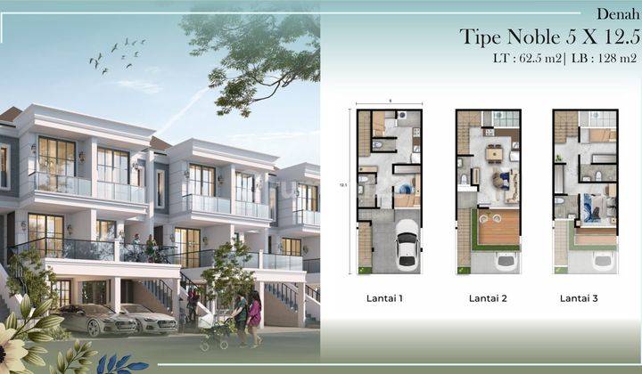 Victoria Residence, Rumah 3 Lantai + Balkon Pik 2 Murahhh 1