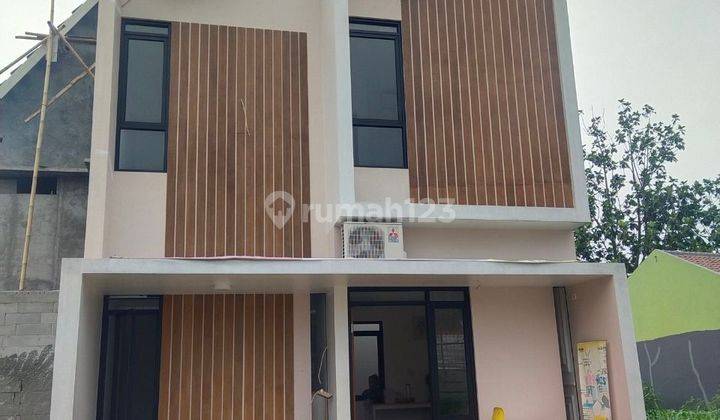 Rumah baru 2 lantai dalam cluster di pinggir jalan kranggan 1