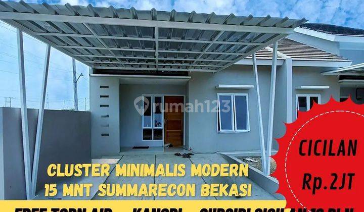 Rumah baru 1 lantai murah dalam perumahan di tambun Utara 1