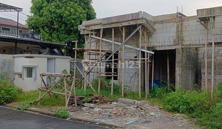 Tanah Dalam Cluster Bonus Bangunan Setengah Jadi Di Jatiranggon 