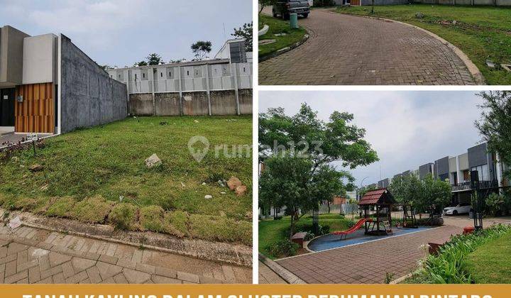 Jual tanah area cluster, tanah sudah rata bukan urukan 1