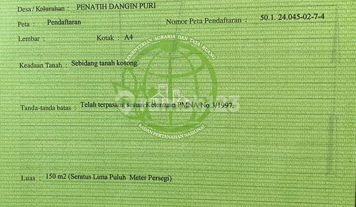DI JUAL TANAH DI NAGASARI DENTIM 3