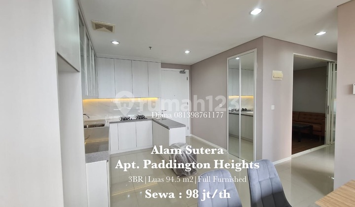 Very Cheap Alam Sutera Paddington Heights Apartment Fully Furnished Tidy Well-Maintained Clean Very Cheap Alam Sutera Paddington Heights Apartment Fully Furnished Tidy Well-Maintained Clean