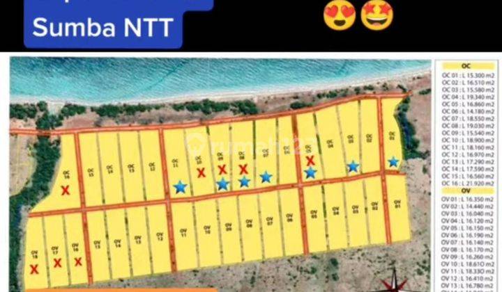 Jual tanah di sumba Ntt 16560 m shm untuk resort view pantai 4