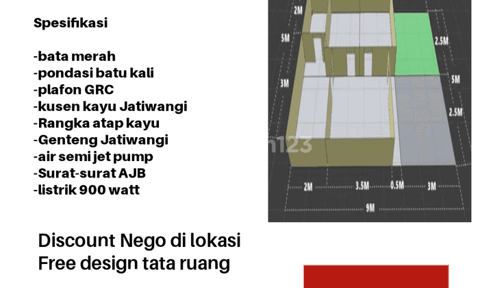 Harga rumah akhir tahun cuma 130 juta'an di Batujajar  7