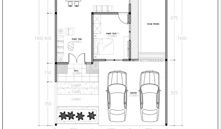 Rumah di Komplek Private Pool Ada Rooftop Dekat TOL Antasari Jagakarsa 2