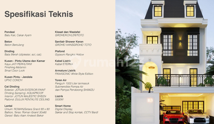 Rumah Mewah 4 Lantai Dekat Ke Kuningan Pasar Minggu Jakarta Selatan 2