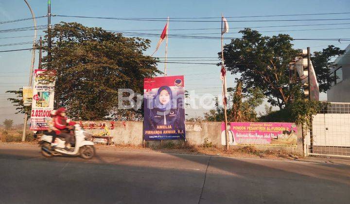 TANAH DI JL RAYA RANDEGAN SURABAYA LOKASI STRATEGIS DEPAN SPBU COCOK BUAT USAHA 1